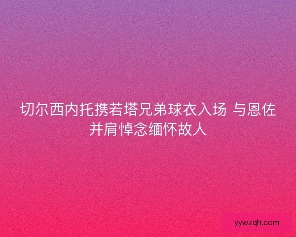 切尔西内托携若塔兄弟球衣入场 与恩佐并肩悼念缅怀故人 切尔西内托携若塔兄弟球衣入场 与恩佐并肩悼念缅怀故人